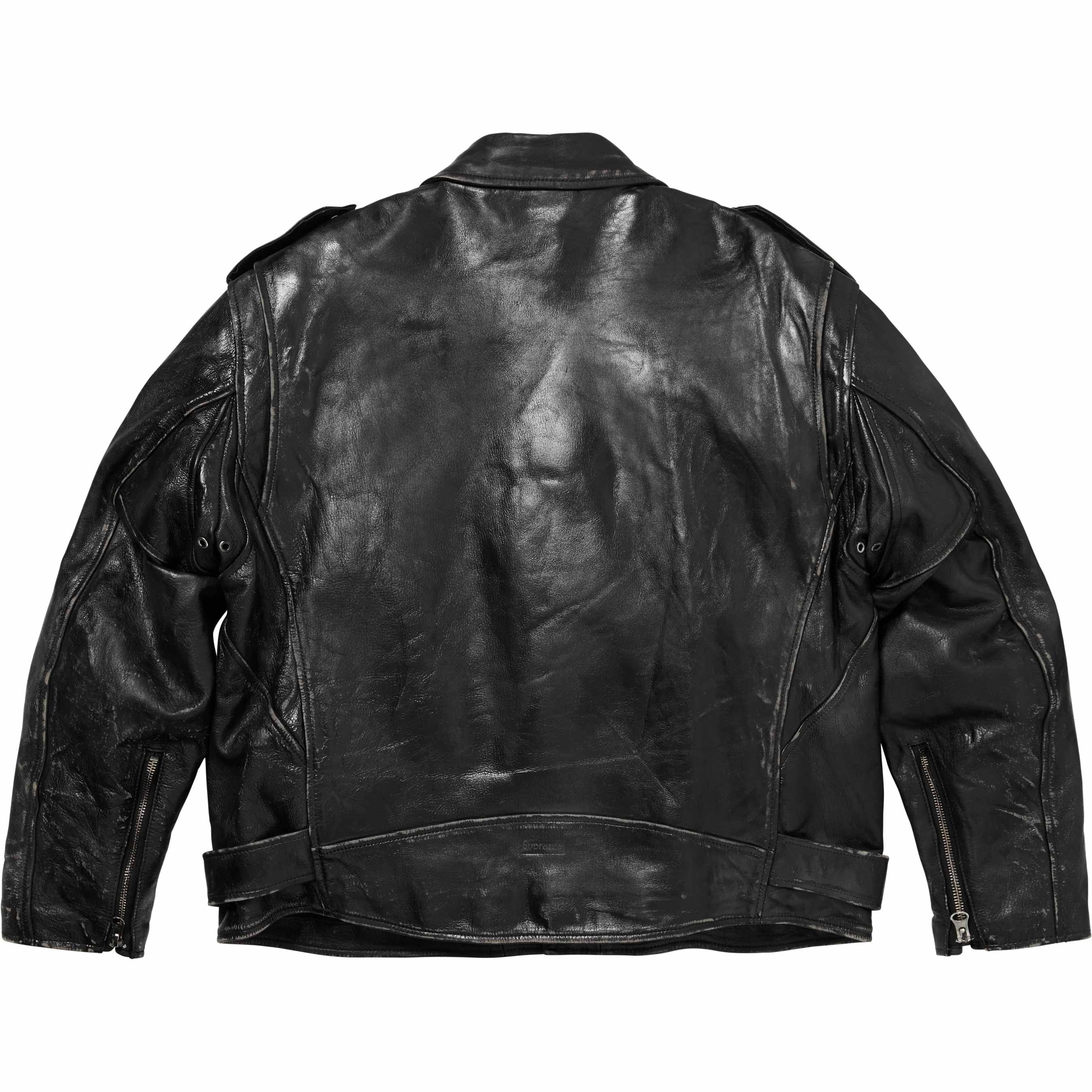 Supreme®/blackmeans Painted Leather Motorcycle Jacket view 7